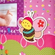 фото Детский фотоальбом для девочки с магнитными листами (30 шт.) "Пчелка"