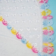 фото Уголок на выписку с вышивкой «Разноцветные лодочки»
