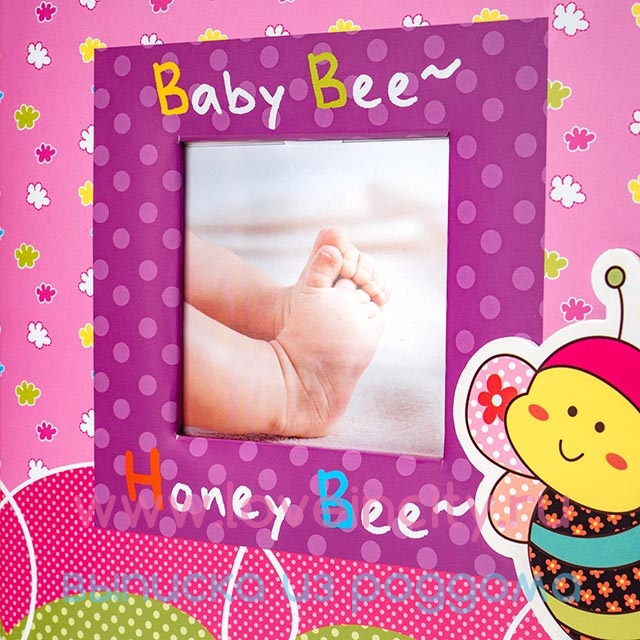 фото Детский фотоальбом для девочки с магнитными листами (30 шт.) &quot;Пчелка&quot;